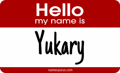 Hello my name is Yukary png download