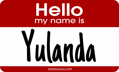 Hello my name is Yulanda png download