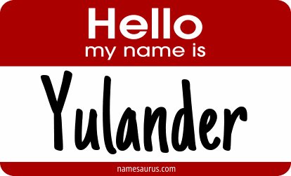 Hello my name is Yulander png download