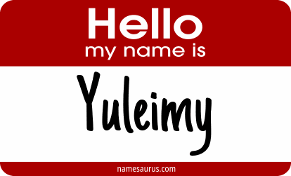 Hello my name is Yuleimy png download