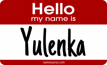 Hello my name is Yulenka png download