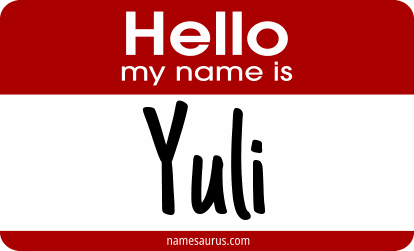 Hello my name is Yuli png download
