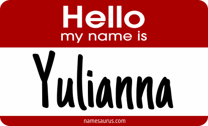Hello my name is Yulianna png download