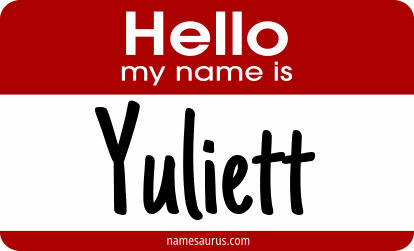 Hello my name is Yuliett png download