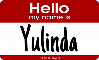 Hello my name is Yulinda png download