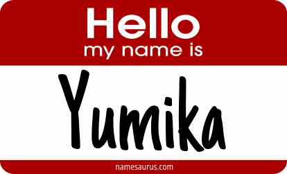 Hello my name is Yumika png download