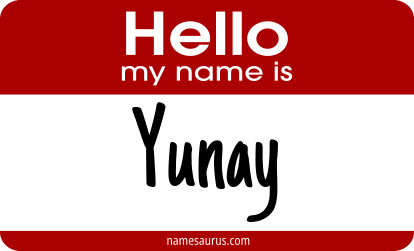 Hello my name is Yunay png download