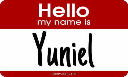 Hello my name is Yuniel png download
