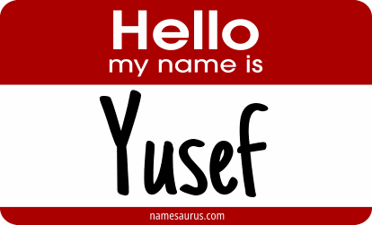 Hello my name is Yusef png download