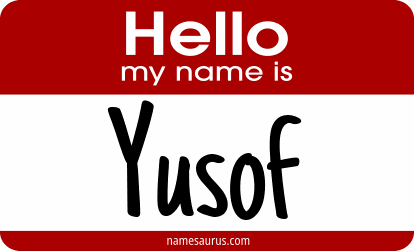 Hello my name is Yusof png download