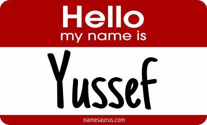 Hello my name is Yussef png download