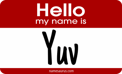 Hello my name is Yuv png download