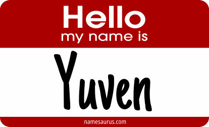 Hello my name is Yuven png download