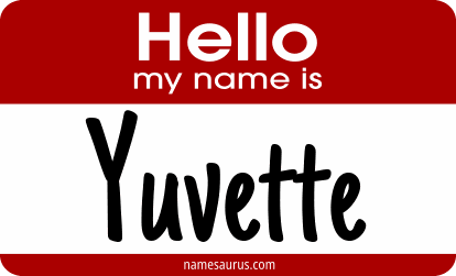 Hello my name is Yuvette png download