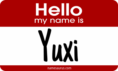 Hello my name is Yuxi png download