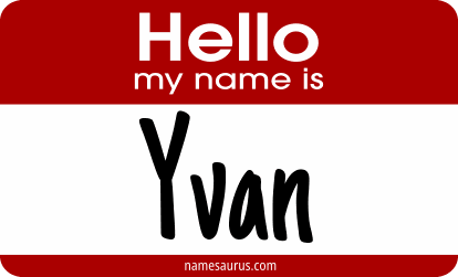 Hello my name is Yvan png download