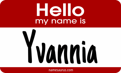 Hello my name is Yvannia png download