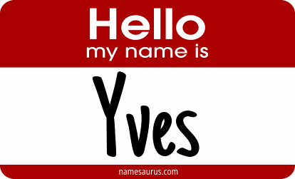 Hello my name is Yves png download