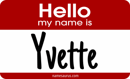 Hello my name is Yvette png download