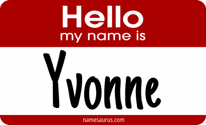 Hello my name is Yvonne png download
