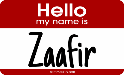 Hello my name is Zaafir png download