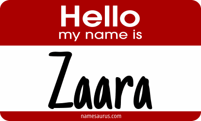 Hello my name is Zaara png download