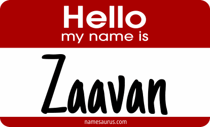 Hello my name is Zaavan png download