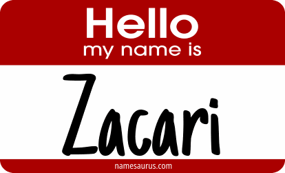 Hello my name is Zacari png download