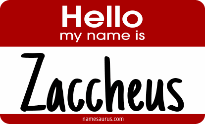 Hello my name is Zaccheus png download