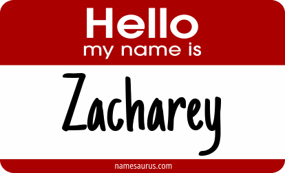 Hello my name is Zacharey png download