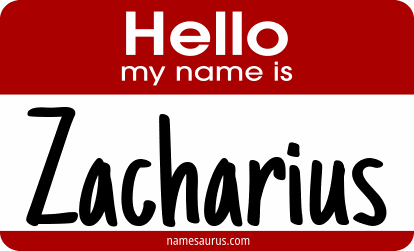 Hello my name is Zacharius png download