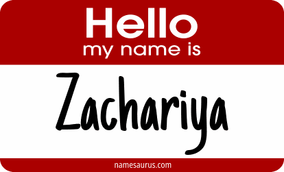 Hello my name is Zachariya png download