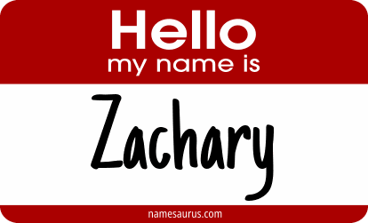 Hello my name is Zachary png download