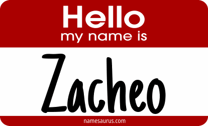 Hello my name is Zacheo png download
