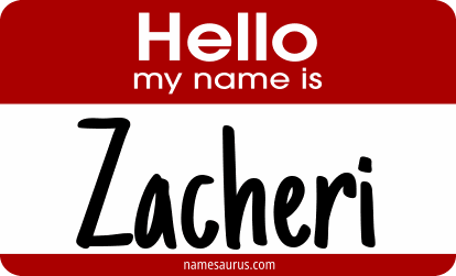 Hello my name is Zacheri png download