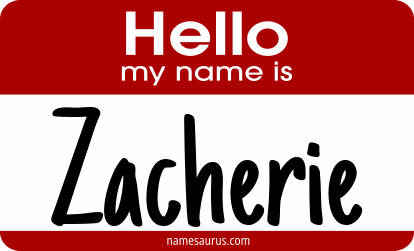 Hello my name is Zacherie png download