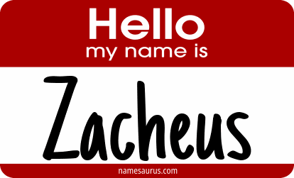 Hello my name is Zacheus png download