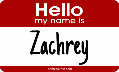 Hello my name is Zachrey png download