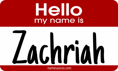 Hello my name is Zachriah png download