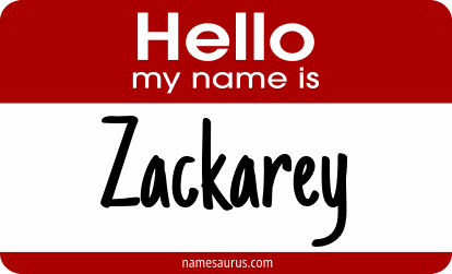 Hello my name is Zackarey png download