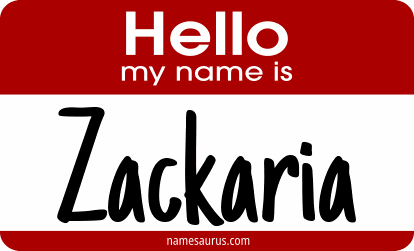 Hello my name is Zackaria png download
