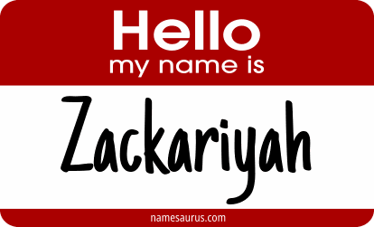 Hello my name is Zackariyah png download