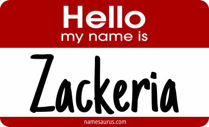 Hello my name is Zackeria png download