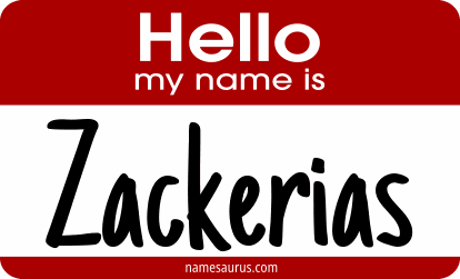 Hello my name is Zackerias png download