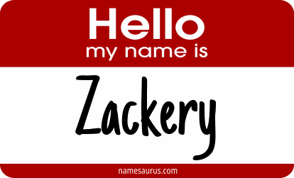 Hello my name is Zackery png download
