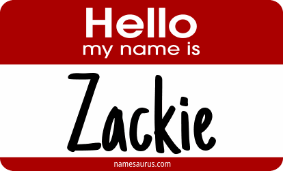 Hello my name is Zackie png download
