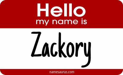 Hello my name is Zackory png download