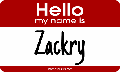 Hello my name is Zackry png download