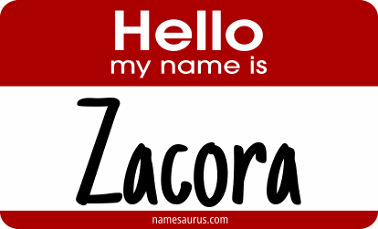 Hello my name is Zacora png download