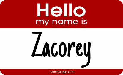 Hello my name is Zacorey png download